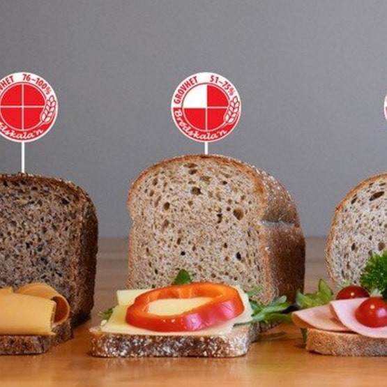 4brødskiver med Brødskala'n
